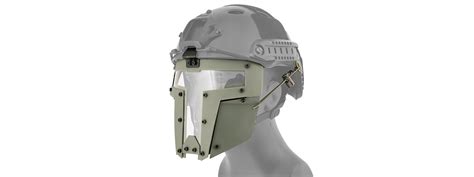 tactical bump helmet respirator attachment.